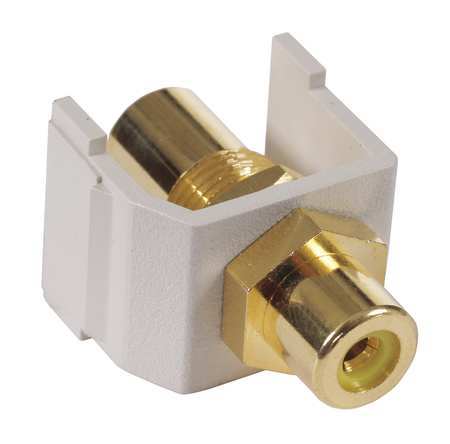 F/f Coupler,rca Pt,ylw (1 Units In Ea)