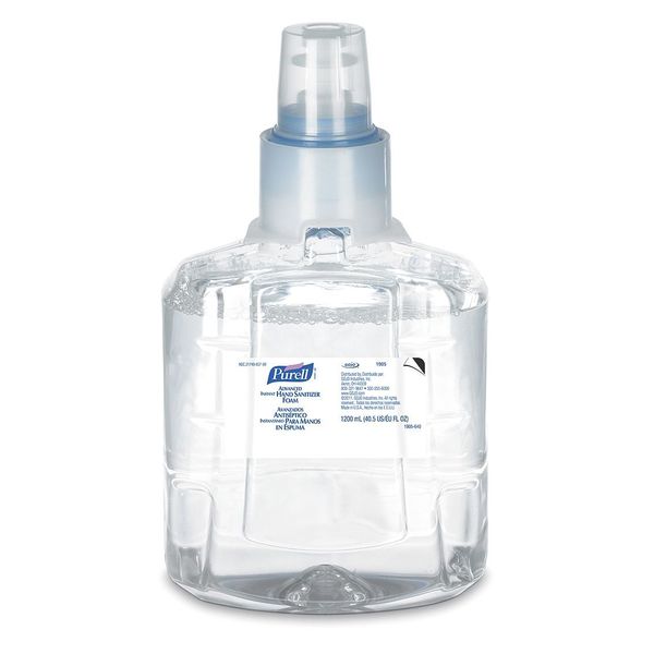 Hand Sanitizer, Foam, 1200mL LTX-12 Refill, PK2