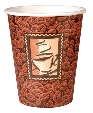 Disposable Hot Cup,10 Oz.,brown,pk1000 (