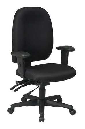 Desk Chair,fabric,black,18-21