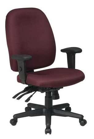 Desk Chair,fabric,burgundy,18-21
