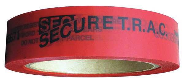 Tamper Evident Tape,,red,1 In X 180 Ft (