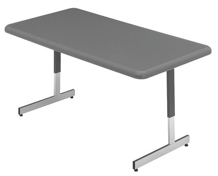 Meeting Table,rectangle,charcoal,60" W (
