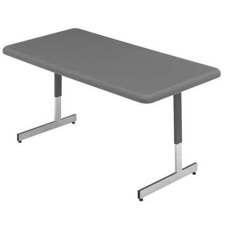 Meeting Table,rectangle,charcoal,48" W (