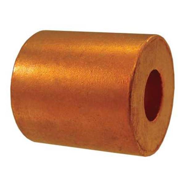 Wire Rope Stop Sleeve, 1/32 In, 122 Copper