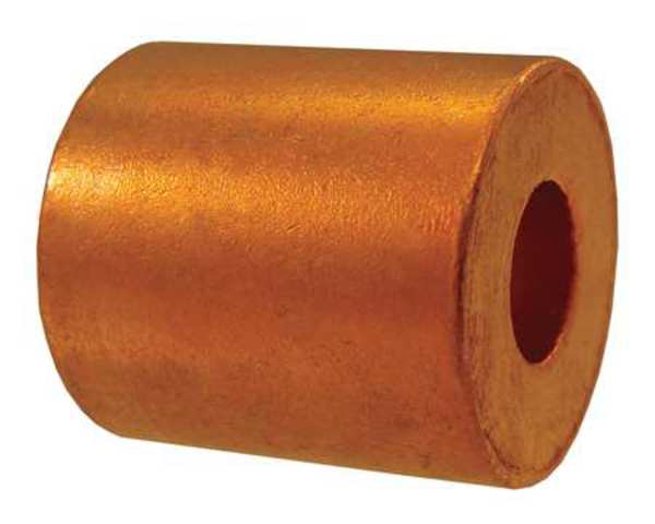 Wire Rope Stop Sleeve, 3/32 In, 122 Copper