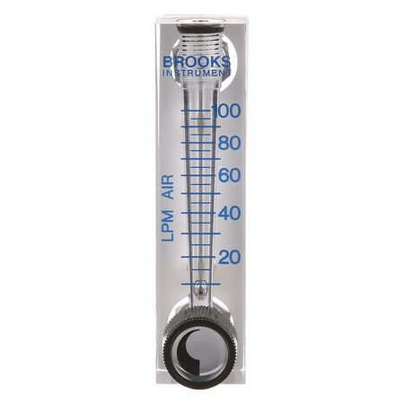 Flowmeter,air,10 To 100 Lpm,viton Seal (