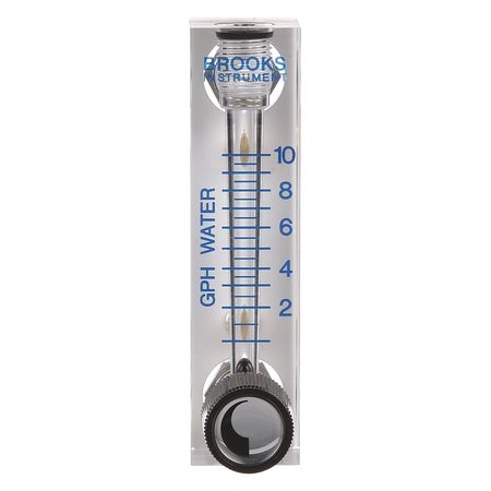 Flowmeter,water,1 To 10 Gph,viton Seal (