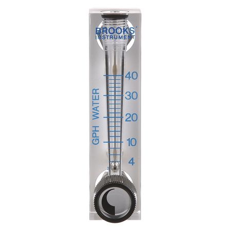Flowmeter,water,4 To 40 Gph,viton Seal (