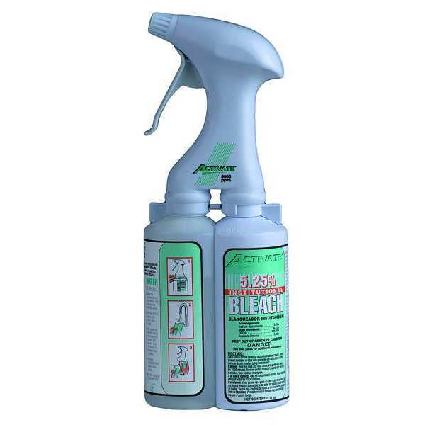Bleach Disinfectant, 11 oz. Trigger Spray Bottle, Unscented