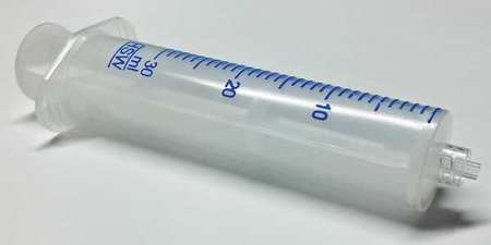 Plastic Syringe,luer Lock,30 Ml,pk50 (1