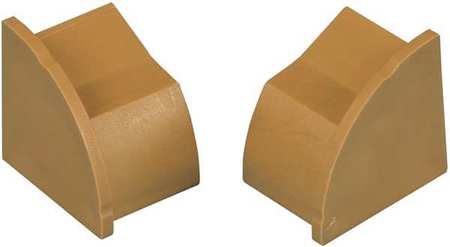 Cable Protector End Cap,1 Channel,pk2 (1
