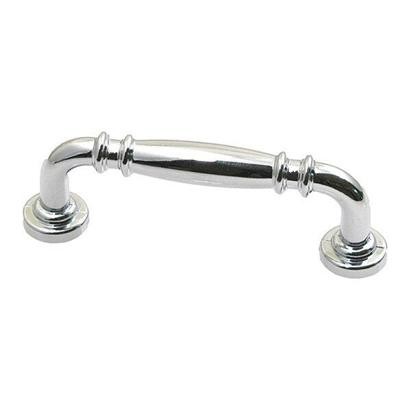 Dbl Knuckle Cabinet Pull Chrome 3