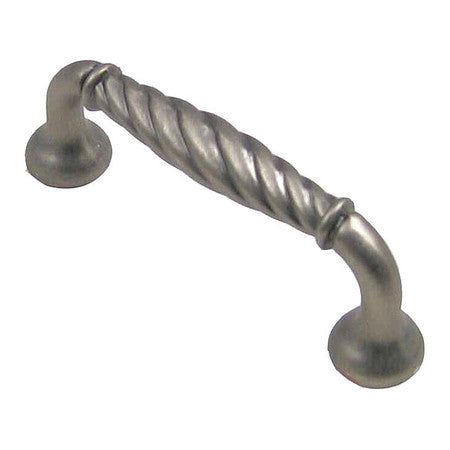 Rope Cabinet Pull Antique Nickel 3"ctc (