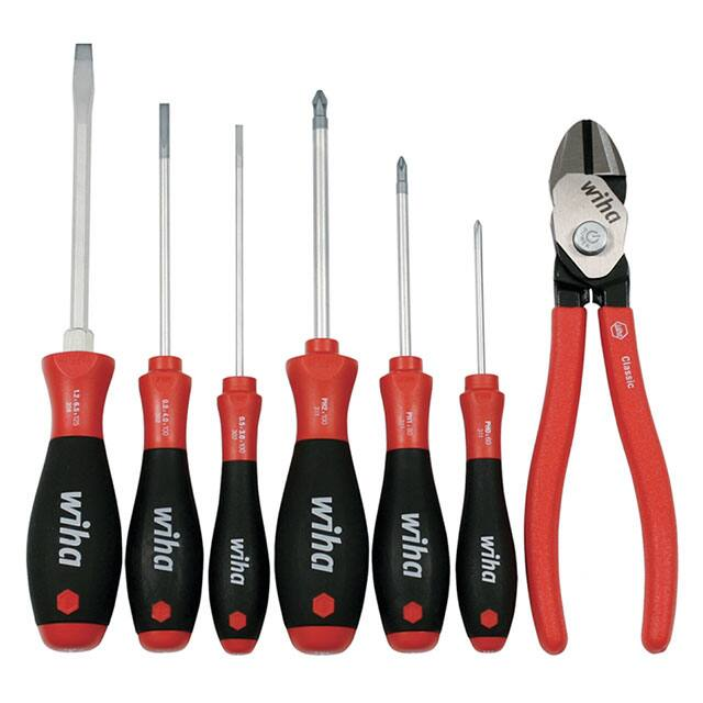 7 Piece Cutting Plier Setcomes In Clamsh