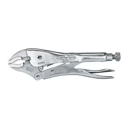 5" Curved Jaw Locking Pliers With Wire Cutter